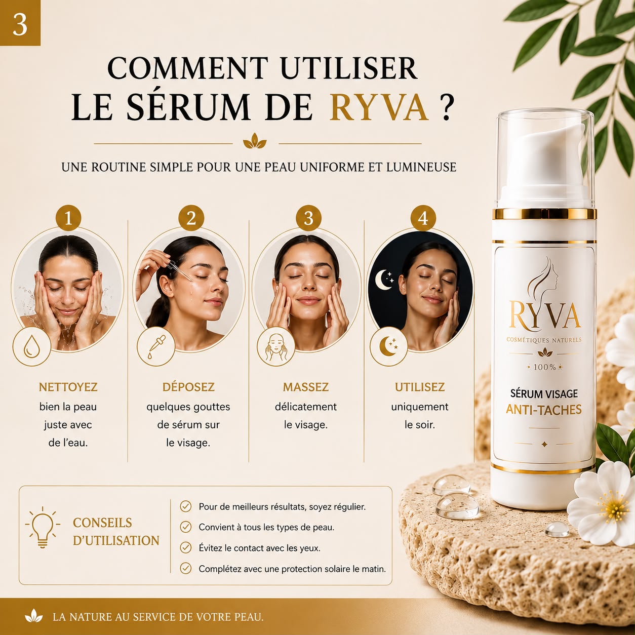 RYVA Sérum Visage Anti-Taches