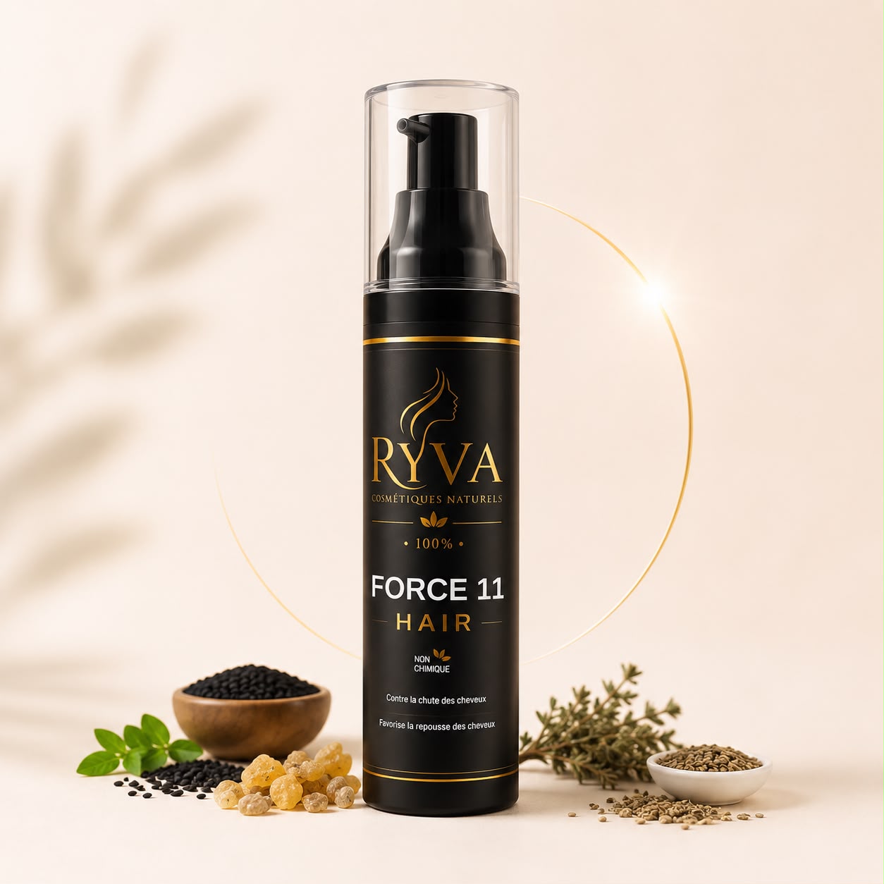FORCE 11 HAIR – Huile Capillaire Aux 11 Huiles Naturelles